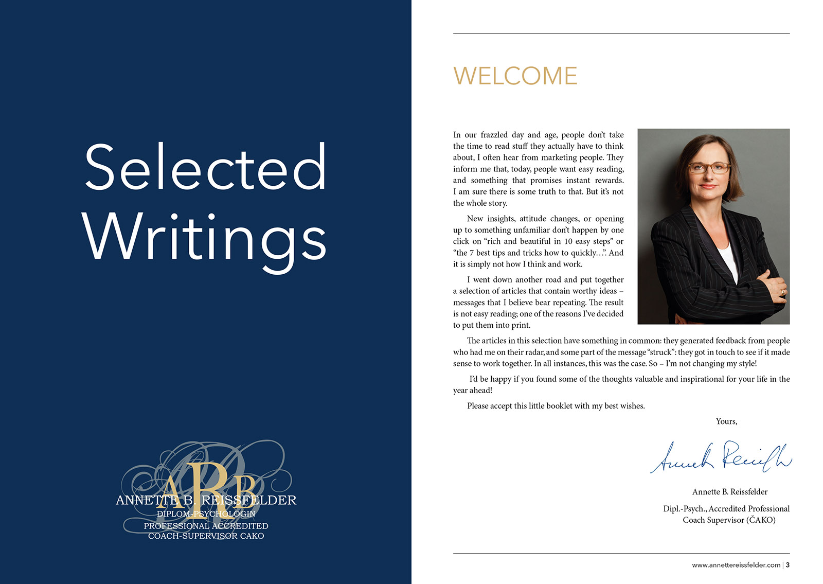 Selected Writings Brochure Preview